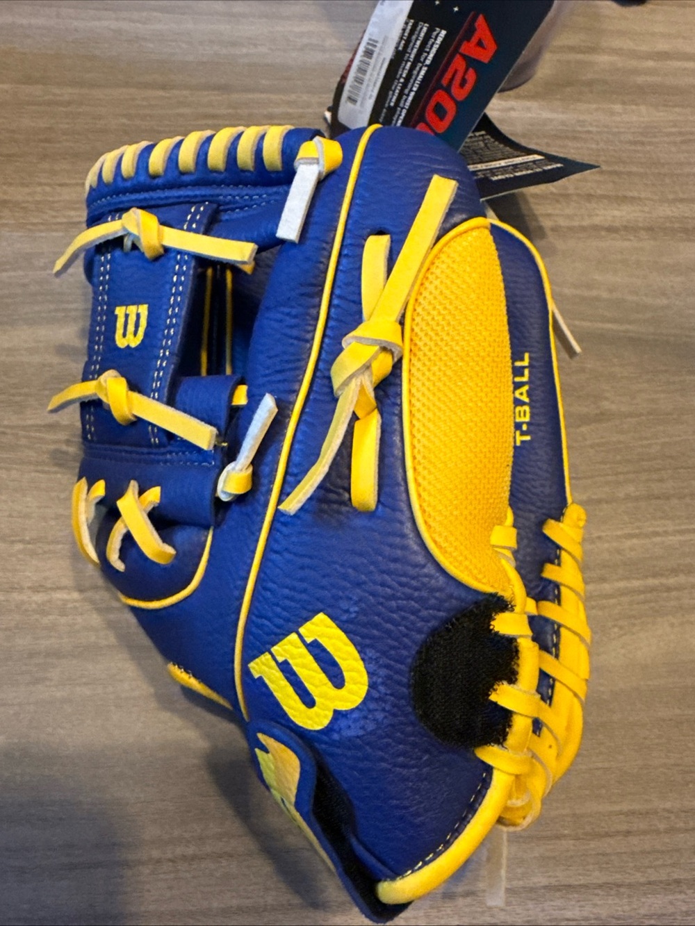 Kids Blue and Yellow Glove